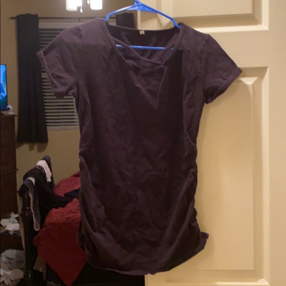 Black Maternity Tee